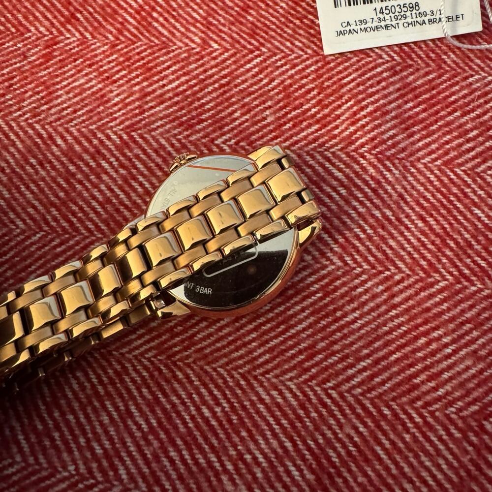 Coach 14503598 Arden Stainless Steel Rose Gold Tone Bracelet Women's Watch - Picture 6 of 7